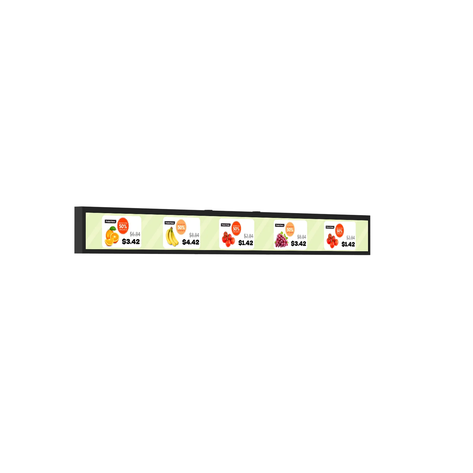 23,1-Zoll Ultra-Wide Shelf-Edge LCD